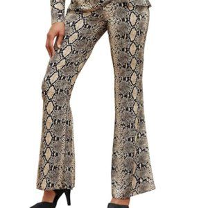 Masseys Printed Wide Leg Pant Snakeskin